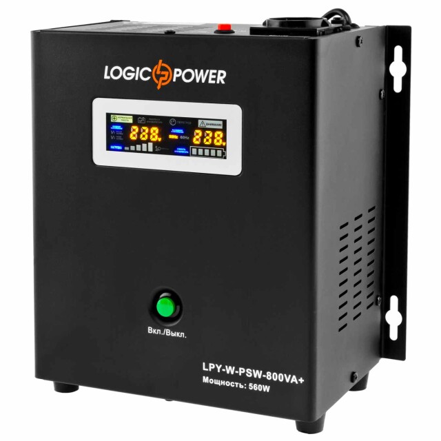 фотографія logicpower lpy-w-psw-800va+(560вт)5a/15a - дбж із правильною синусоїдою фотографія logicpower lpy-w-psw-800va+(560вт)5a/15a - дбж із правильною синусоїдою