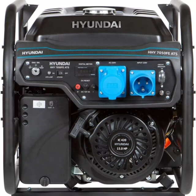фотография hyundai hhy 7050fe ats - генератор бензиновый 5 квт фотография hyundai hhy 7050fe ats - генератор бензиновый 5 квт