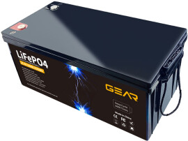 GEAR LiFePo4 25.6V / 100 Ah (2560Wh) - LiFePO4 акумуляторна батарея 25.6В 100Агод