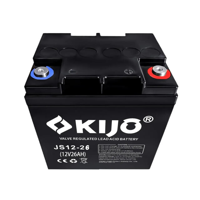 фотографія kijo js12-26, 12v 26ah - універсальний agm акумулятор 26агод фотографія kijo js12-26, 12v 26ah - універсальний agm акумулятор 26агод