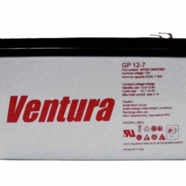фотографія ventura gp 12-7 - акумулятор 7ah 12v фотографія ventura gp 12-7 - акумулятор 7ah 12v