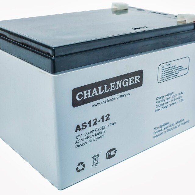 фотография challenger as12-12 - аккумулятор 12ач 12в