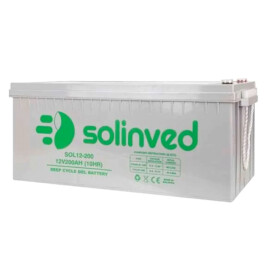 Solinved 12V-200Ah, GEL - аккумулятор 12В 200Ач 2,4 кВтч
