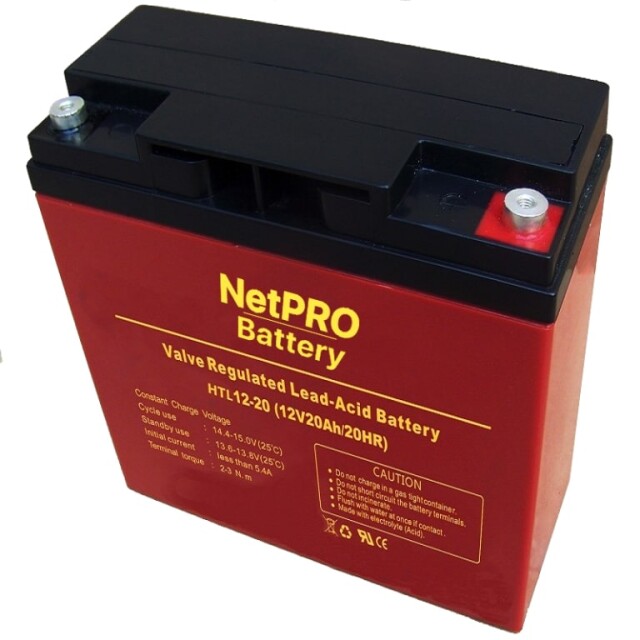фотографія акумулятор netpro htl 12-20 фотографія акумулятор netpro htl 12-20