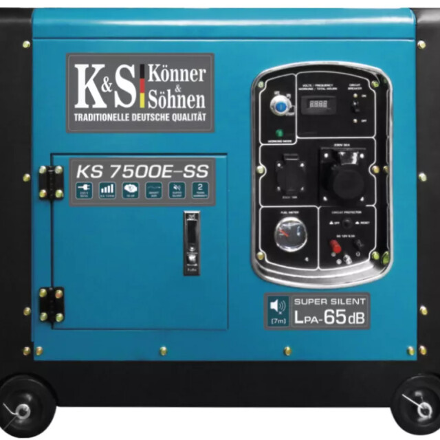 фотография konner&sohnen ks 7500e-ss - бензиновый генератор 7 квт фотография konner&sohnen ks 7500e-ss - бензиновый генератор 7 квт