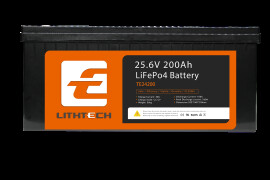 LITHTECH TE24200B + Bluetooth LiFePO4 25.6V 200Ah, 5.12kWh - Аккумуляторная батарея 5.12 кВт·ч BMS