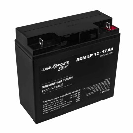 Акумулятор AGM LogicPower LP 12V - 17 Ah Silver