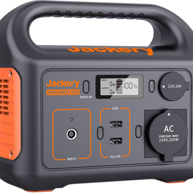 фотография jackery explorer 240 - портативная элестростанция 240 вт·ч 200 вт