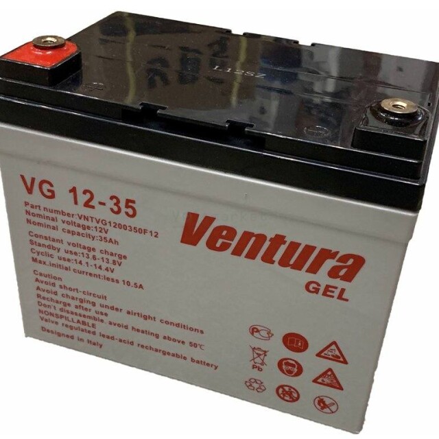фотографія ventura vg 12-35 gel - акумулятор 35аг 12в фотографія ventura vg 12-35 gel - акумулятор 35аг 12в