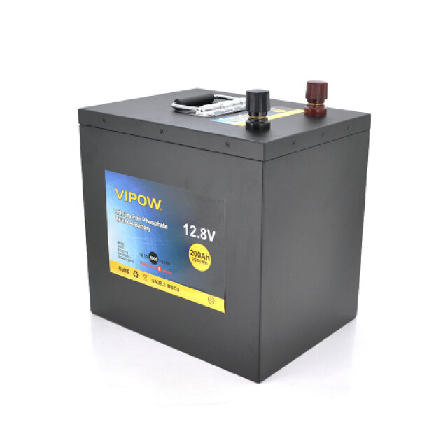 фотография аккумулятор vipow lifepo4 12,8v 200ah со встроенной вмs платой 160a фотография аккумулятор vipow lifepo4 12,8v 200ah со встроенной вмs платой 160a