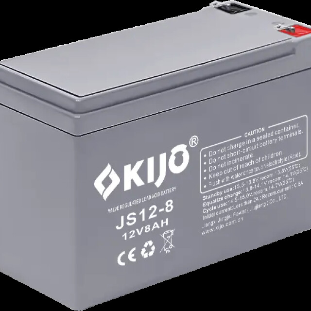 фотографія kijo js12-8, 12v 8ah - універсальний agm акумулятор 8агод фотографія kijo js12-8, 12v 8ah - універсальний agm акумулятор 8агод