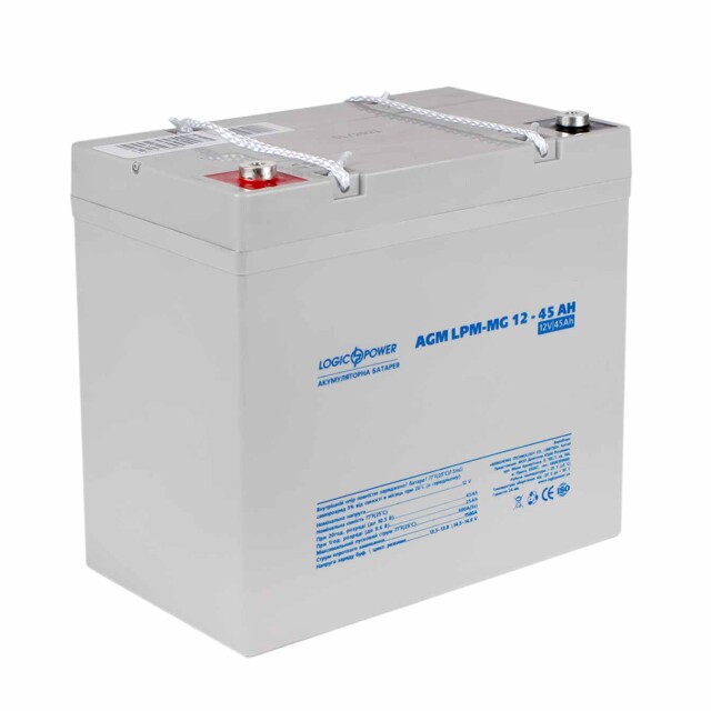 фотографія акумулятор мультигелевий logicpower lpm-mg 12v - 45 ah фотографія акумулятор мультигелевий logicpower lpm-mg 12v - 45 ah