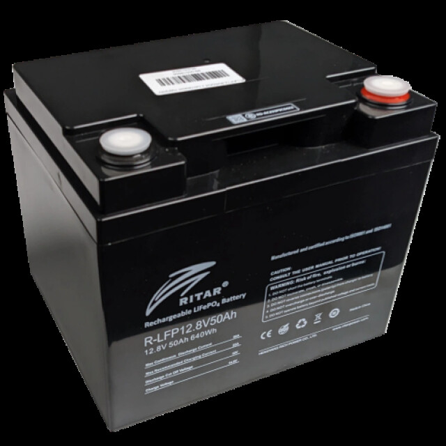 фотография ritar 12v 50ah (12.8v-50ah, 640 вт*год) - lifepo4 аккумулятор фотография ritar 12v 50ah (12.8v-50ah, 640 вт*год) - lifepo4 аккумулятор