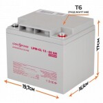 фотографія акумулятор гелевий logicpower lpm-gl 12v - 40 ah №4 фотографія акумулятор гелевий logicpower lpm-gl 12v - 40 ah №4