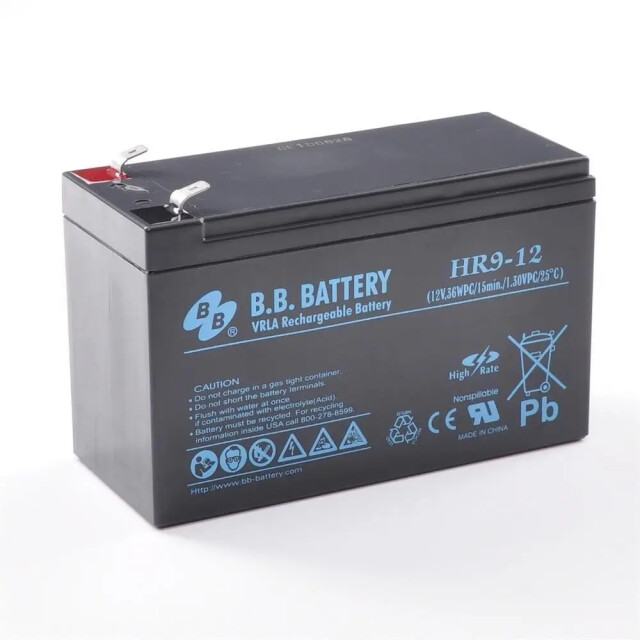 фотография bb battery hr 9-12fr - аккумулятор 9ач 12в