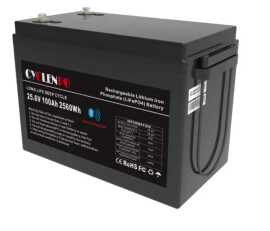 Cyclen 25.6V 100AH LiFePo4 - акумулятор 2560 Втгод з Bluetooth-підігрівом