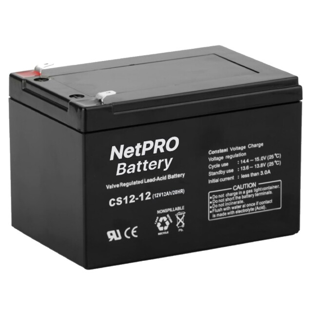 фотографія акумулятор netpro cs12-12 фотографія акумулятор netpro cs12-12