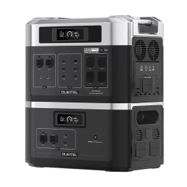 OUKITEL BP2000E PRO + B2000 - Комплект резервного питания Oukitel на 4096 Вт·ч: зарядная станция BP2000E PRO (2048 Вт·ч/3600 Вт) и дополнительная батарея B2000 (2048 Вт·ч)